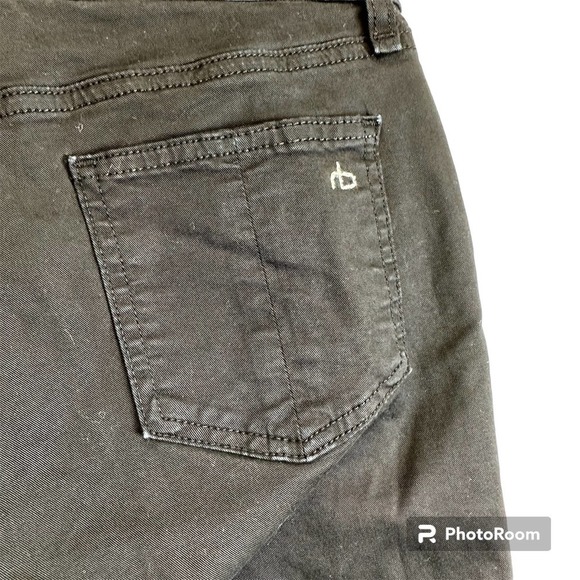 Rag & Bone Black Mid Rise Leggings‎ Skinny Jeans size 26 - Picture 9 of 13